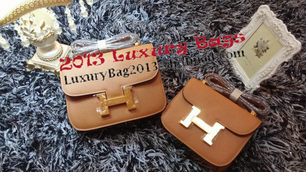 Hermes Constance Bag Litchi Leather H9998 Wheat