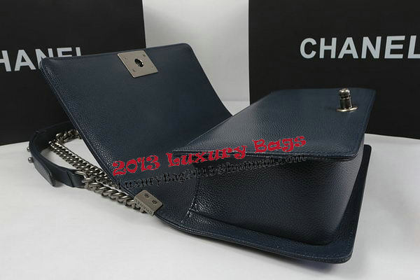 Boy Chanel Flap Bag Original Royal Cannage Pattern A67025 Silver