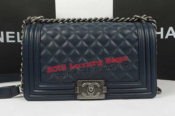 Boy Chanel Flap Bag Original Royal Cannage Pattern A67025 Silver