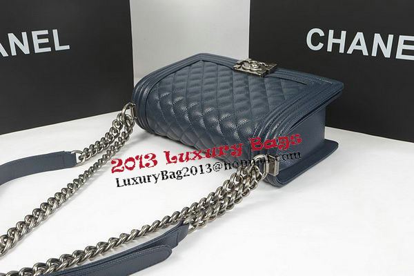 Boy Chanel Flap Bag Original Royal Cannage Pattern A67025 Silver