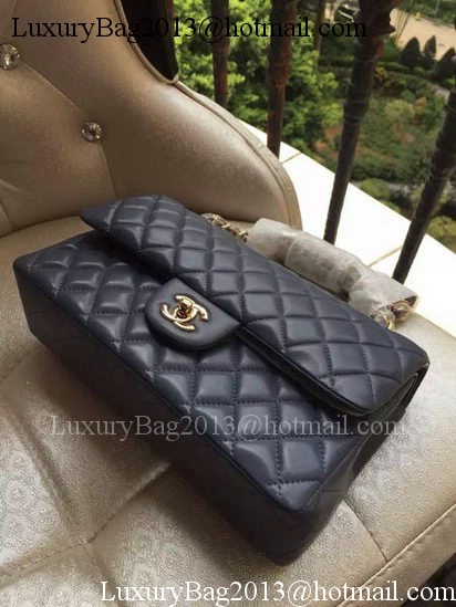 Chanel 2.55 Series Flap Bag Grey Original Leather A01112 Gold