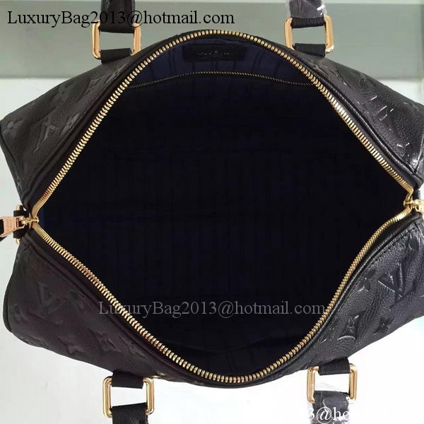 Louis Vuitton Monogram Empreinte Speedy BANDOULIERE 30 M91330 Black
