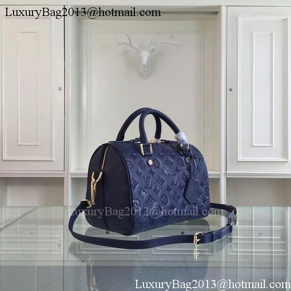 Louis Vuitton Monogram Empreinte Speedy Bandouliere 25 M91337 Royal