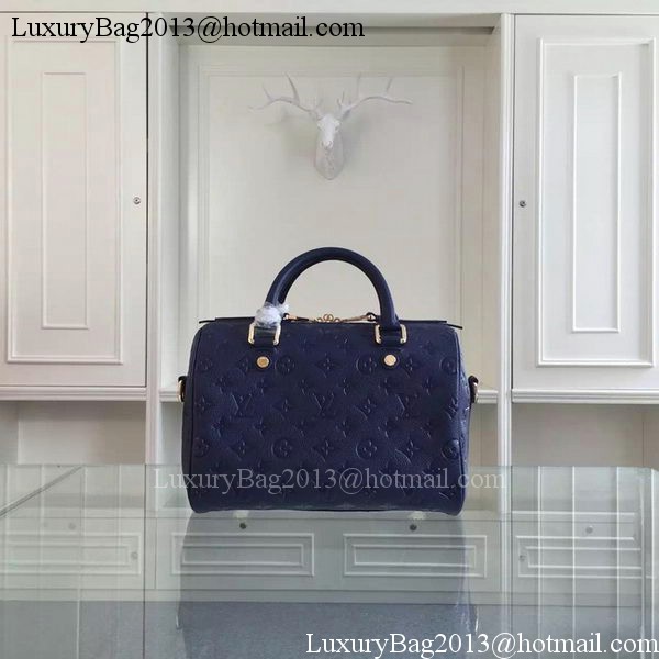 Louis Vuitton Monogram Empreinte Speedy Bandouliere 25 M91337 Royal