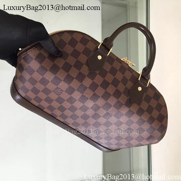 Louis Vuitton Damier Ebene Canvas ALMA MM Bag N41247