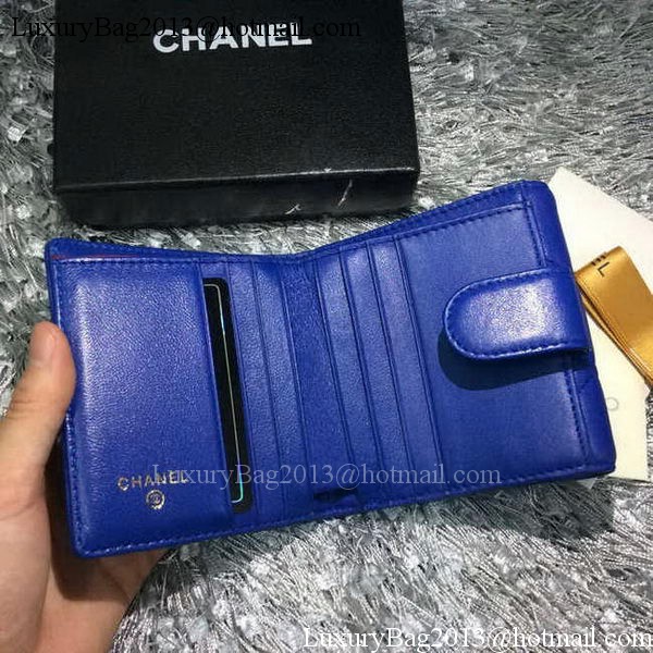 Chanel mini Tri-Fold Wallet Sheepskin Leather A48980