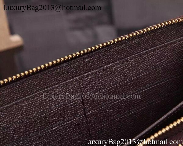 Louis Vuitton Damier Ebene Canvas Zippy Insolite Wallets N61723