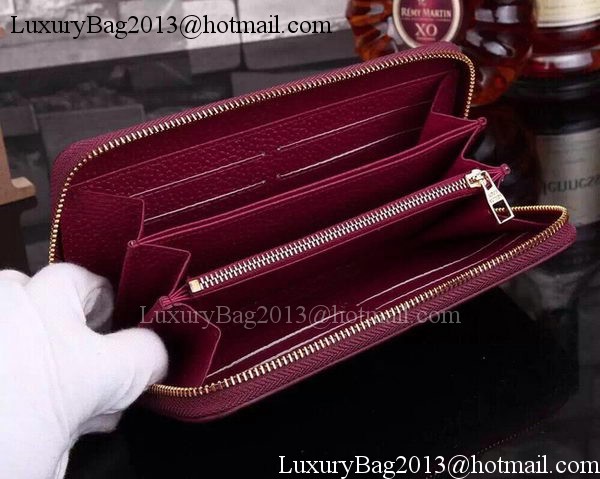 Louis Vuitton Monogram Empreinte Zippy Wallets M60017 Burgundy