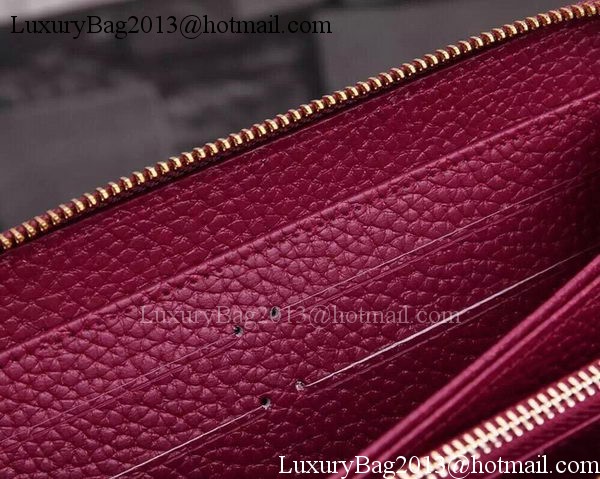 Louis Vuitton Monogram Empreinte Zippy Wallets M60017 Burgundy