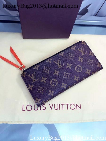 Louis Vuitton Monogram Canvas ADELE WALLET M61287 Orange