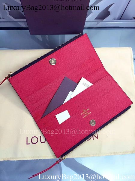 Louis Vuitton Monogram Canvas ADELE WALLET M61287 Red