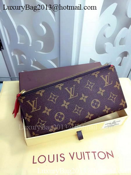 Louis Vuitton Monogram Canvas ADELE WALLET M61287 Red