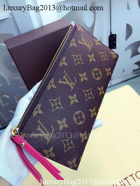 Louis Vuitton Monogram Canvas ADELE WALLET M61287 Rose