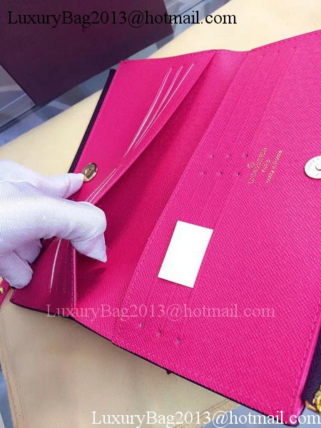 Louis Vuitton Monogram Canvas ADELE WALLET M61287 Rose