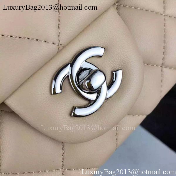 Chanel Classic Flap Bag Original Sheepskin Leather A5171 Apricot