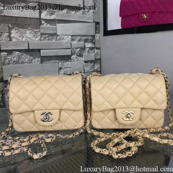 Chanel Classic Flap Bag Original Sheepskin Leather A5171 Apricot