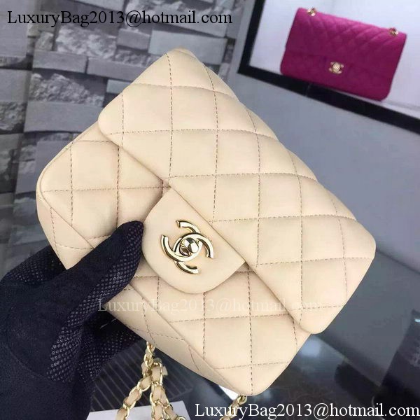 Chanel Classic Flap Bag Original Sheepskin Leather A5171 Apricot