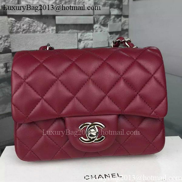 Chanel Classic Flap Bag Original Sheepskin Leather A5171 Burgundy