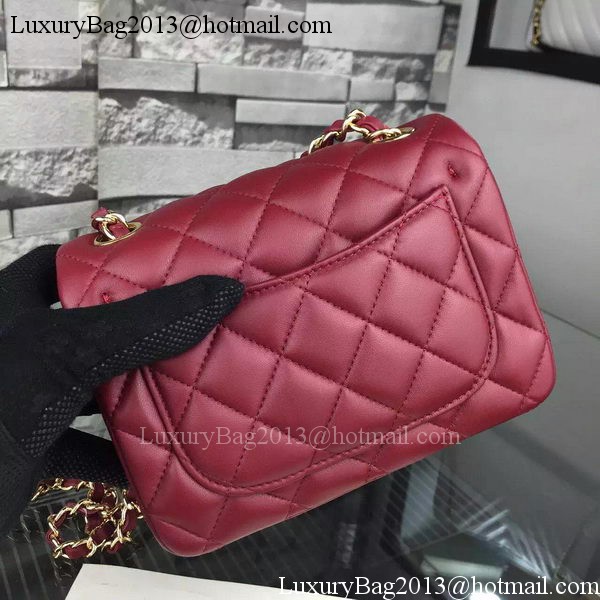 Chanel Classic Flap Bag Original Sheepskin Leather A5171 Burgundy