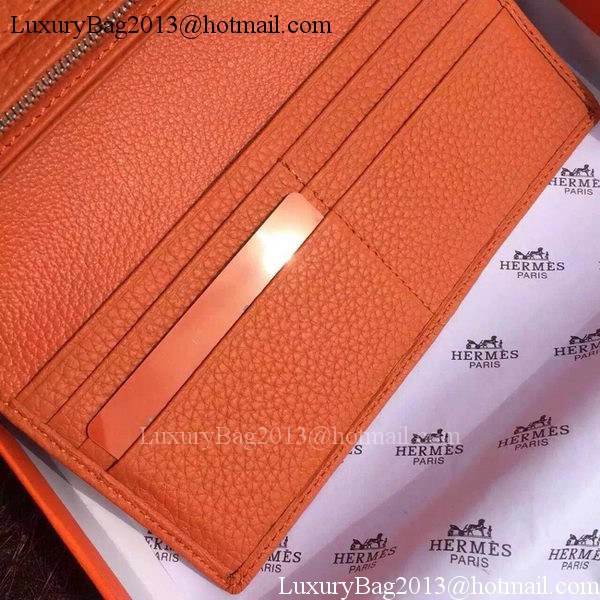 Hermes Grainy Leather Bifold Wallet H8000