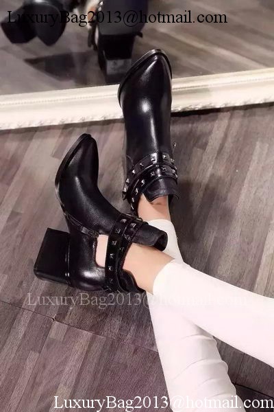 Valentino Ankle Boot Leather VT687 Black