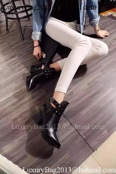 Valentino Ankle Boot Leather VT687 Black