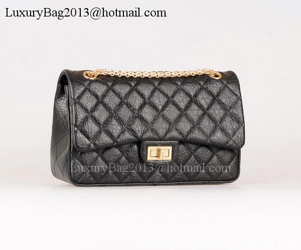 Chanel Jumbo Classic Flap Bag Black Calfskin Leather A28668 Gold