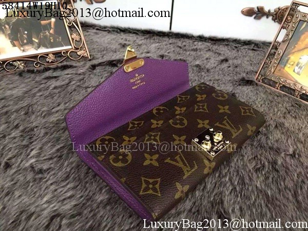 Louis Vuitton Monogram Canvas PALLAS WALLET M58414 Purple