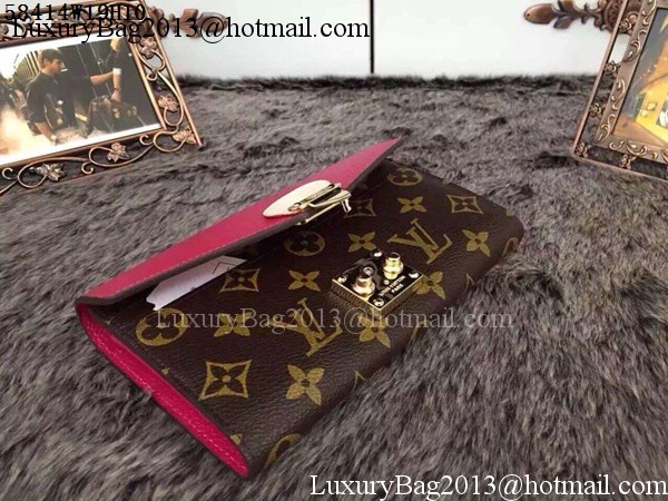 Louis Vuitton Monogram Canvas PALLAS WALLET M58414 Rose