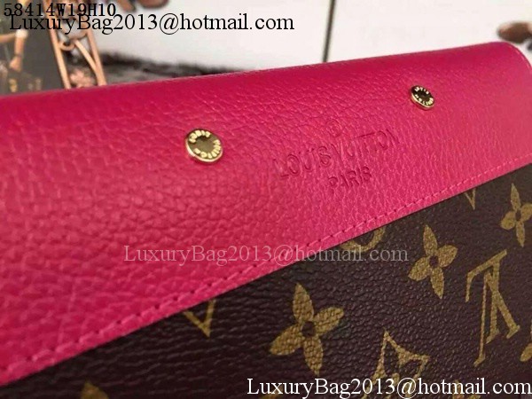 Louis Vuitton Monogram Canvas PALLAS WALLET M58414 Rose