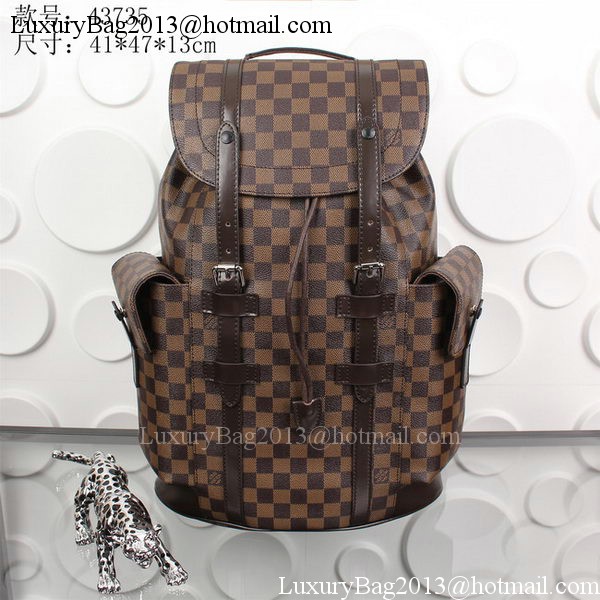 Louis Vuitton Monogram Damier Ebene Graphite CHRISTOPHER PM M43735