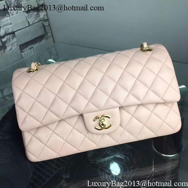 Chanel 2.55 Series Flap Bag Lambskin Leather A5024 Pink