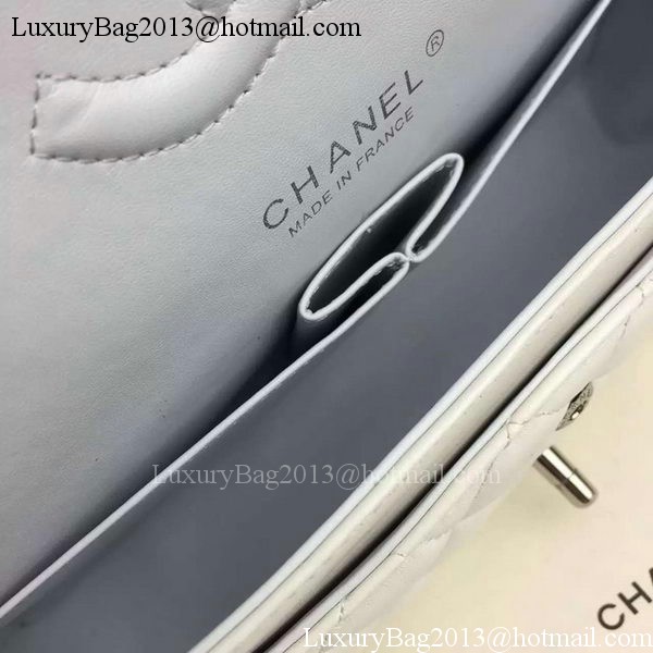 Chanel 2.55 Series Flap Bag Lambskin Leather A5024 White