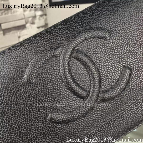 Chanel Flap Shoulder Bag Cannage Pattern A5373 Black