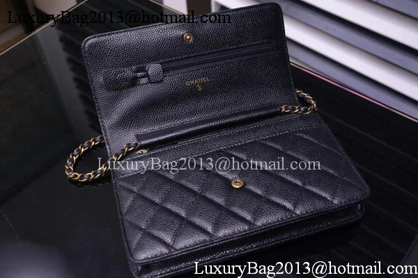 Boy Chanel mini Flap Bags Cannage Pattern A33815 Black