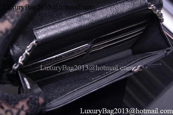 Boy Chanel mini Flap Bags Cannage Pattern A33815 Black