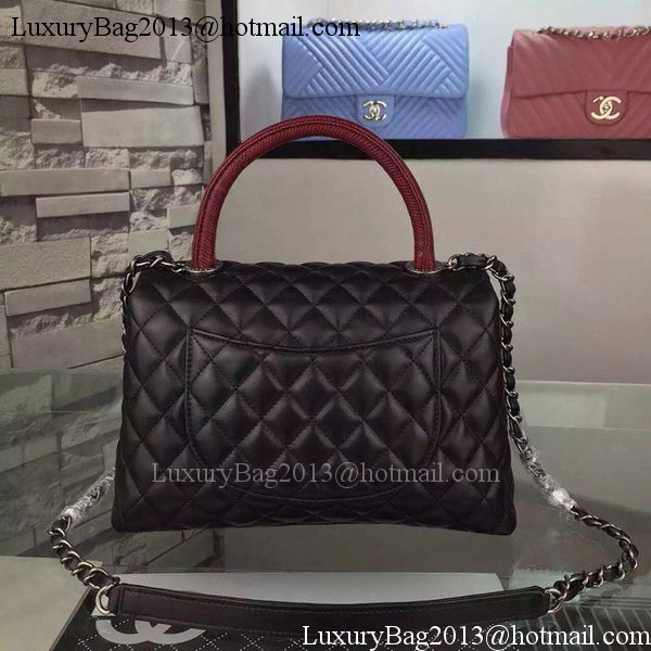 Chanel Shoulder Tote Bag Original Calfskin Leather A7775 Black