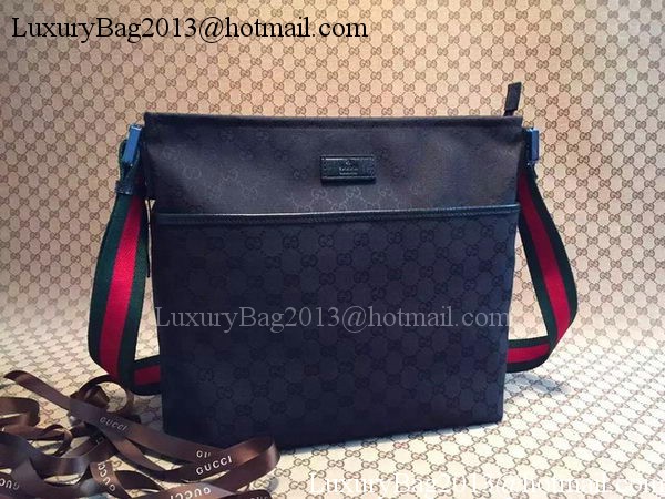 Gucci GG Canvas Medium Messenger Bags 189751 Black