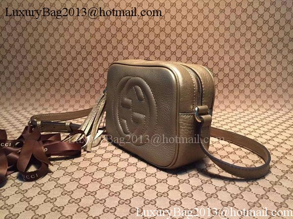 Gucci Soho Calfskin Leather Disco Bag 308364 Gold