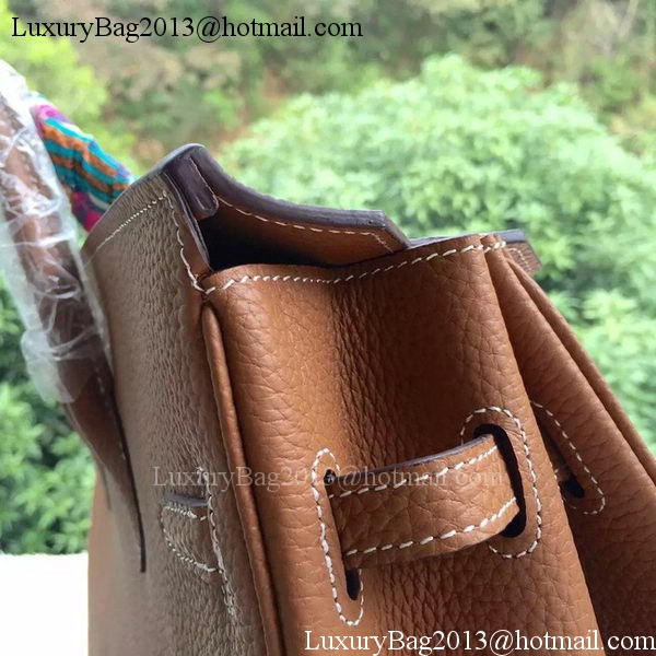 Hermes Birkin 40CM Bag Wheat Litchi Leather BK40 Silver