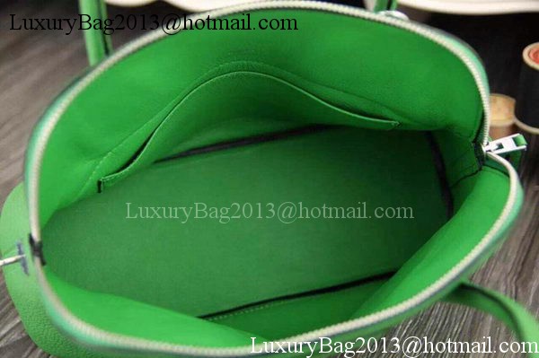 Hermes Bolide 37CM Calfskin Leather Tote Bag B1004 Green