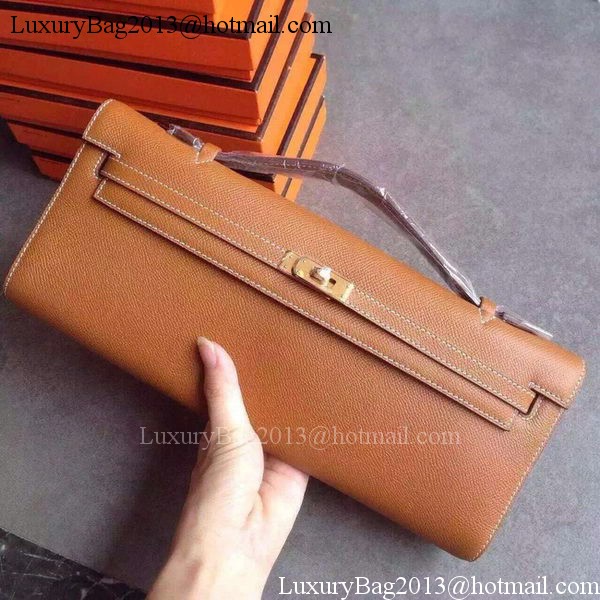 Hermes Kelly 31cm Clutch Epsom Leather KL31 Wheat