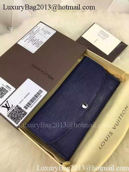 Louis Vuitton Epi Leather EMILIE WALLET M60854 Indigo