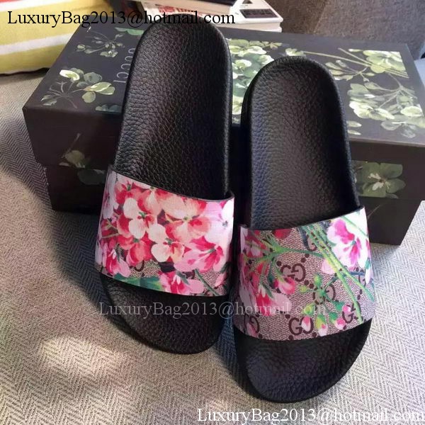 Gucci Slippers Leather GG759 Bloom