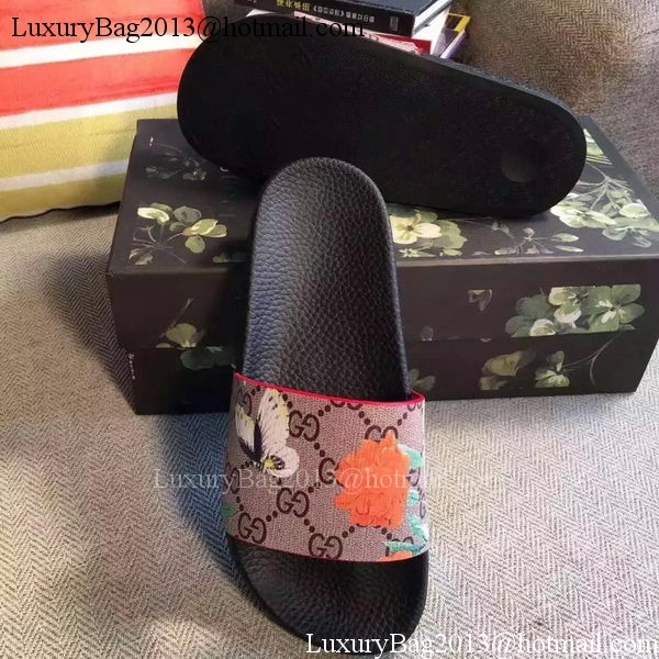 Gucci Slippers Leather GG759 Butterfly