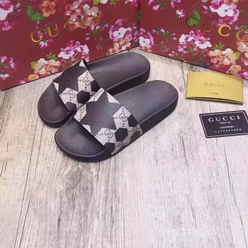Gucci Slippers Leather GG763 Pentagramme