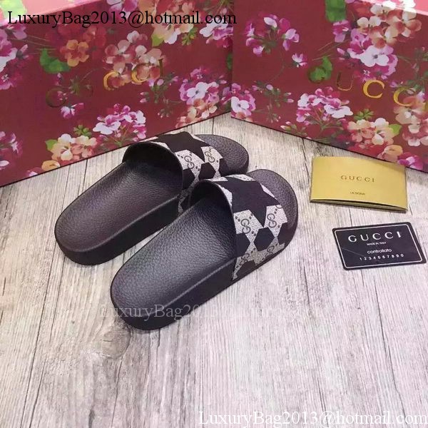 Gucci Slippers Leather GG763 Pentagramme