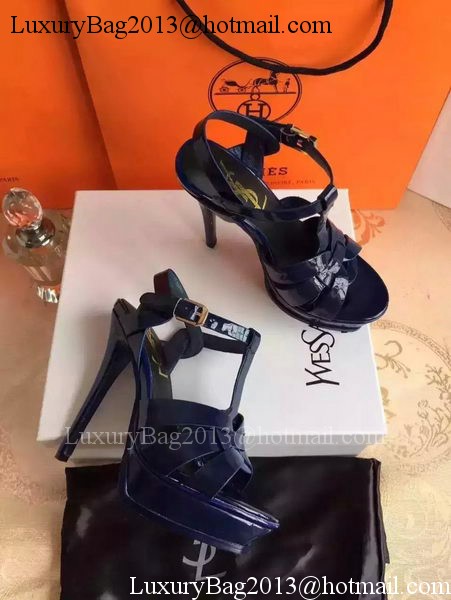 Yves Saint Laurent 20mm Platform 130mm Sandal YSL302 Royal