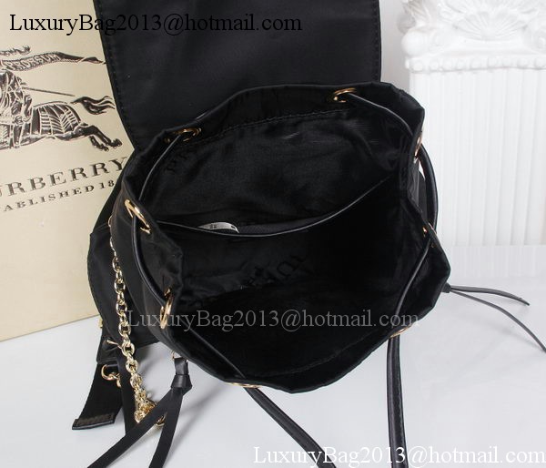 Burberry Backpack Fabric BU40166 Black&Orange