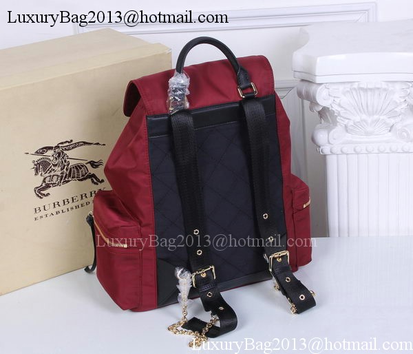 Burberry Large Backpack Fabric BU41048 Red